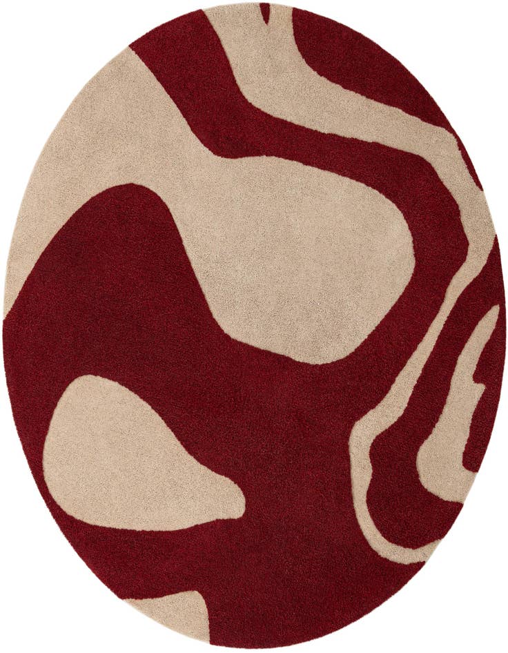 Detail image of 8' x 8' Handtufted Wool Round Rug