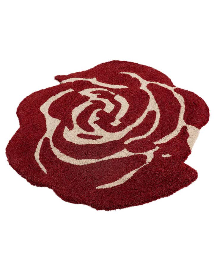 3' 3 x 3' 3 Handtufted Wool Round Rug