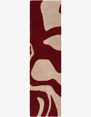 2' x 8' Handtufted Wool Runner Rug