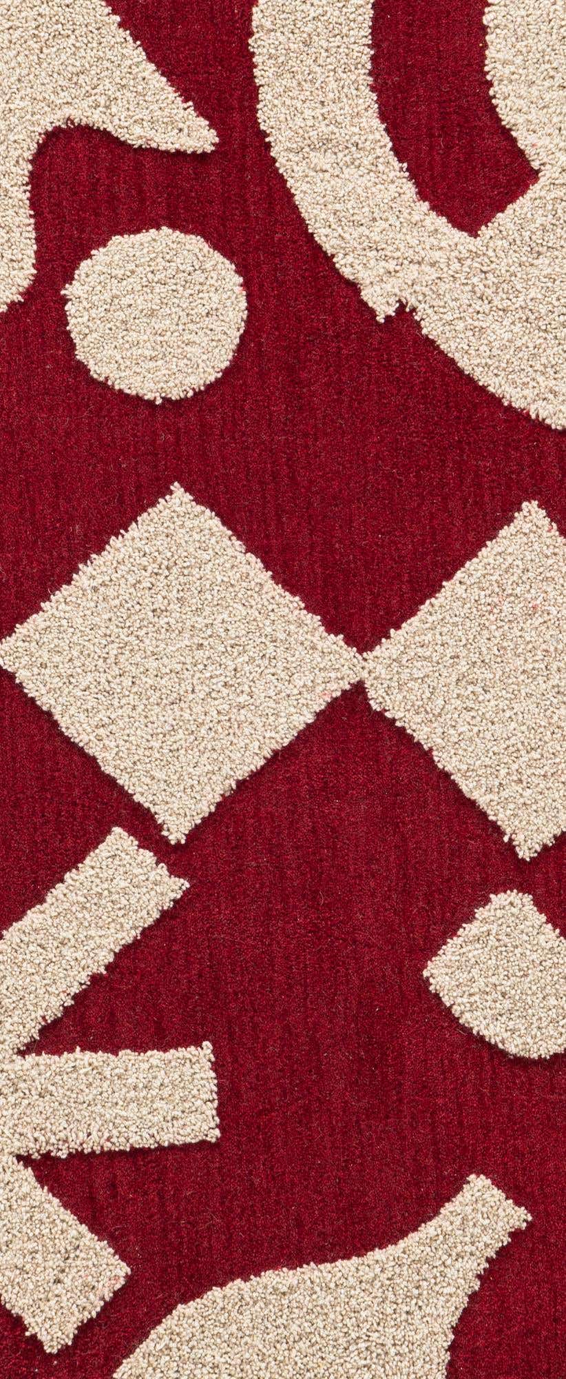 2' x 6' 1 Handtufted Wool Runner Rug
