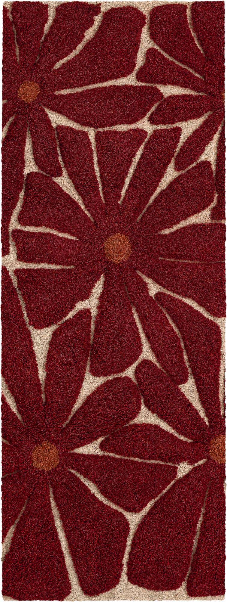 2' x 8' Handtufted Wool Runner Rug