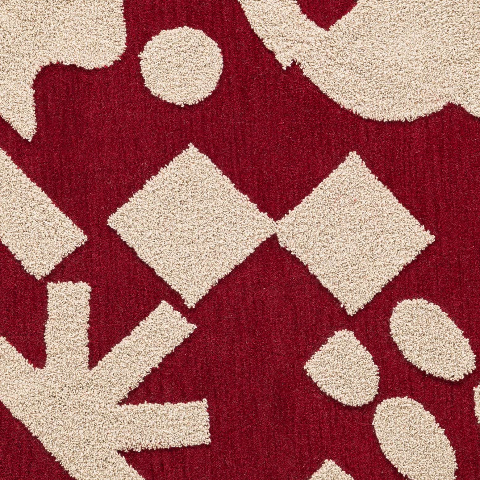 5' 1 x 5' 1 Handtufted Wool Square Rug