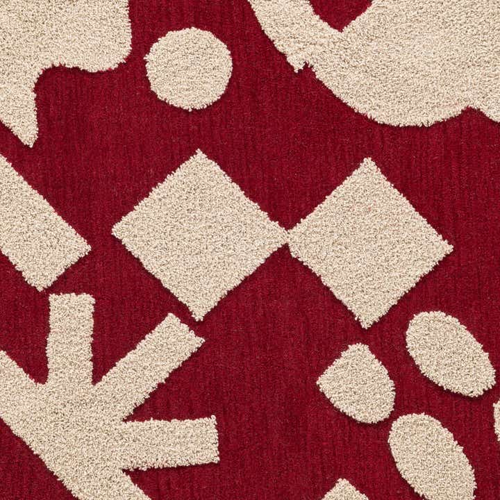 5' 1 x 5' 1 Handtufted Wool Square Rug