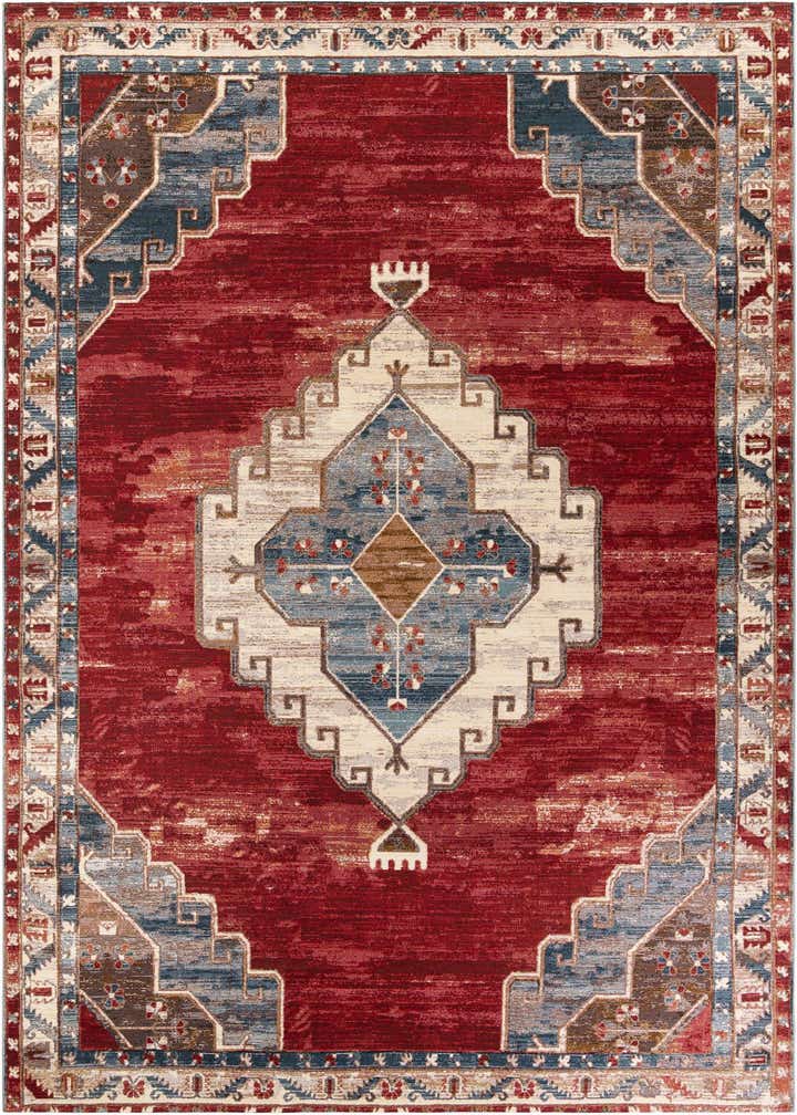 10' x 14' Easy-Clean Traditional Indoor / Outdoor Rug
