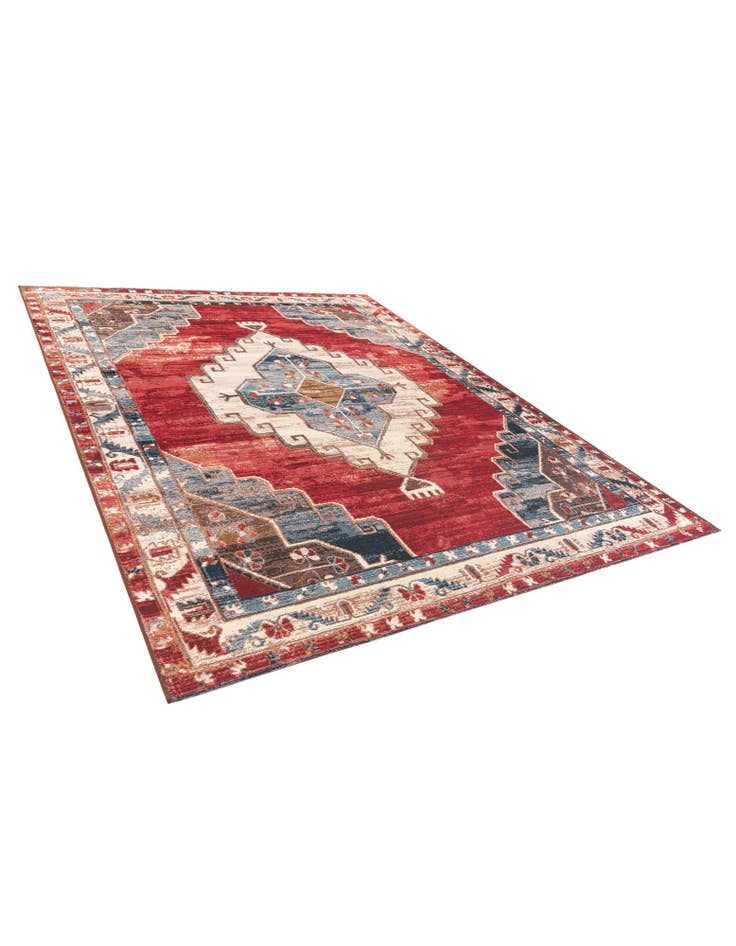 Detail image of  7' 10 x 10'  Washable Traditional Indoor / Outdoor Rug