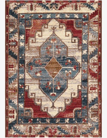 2' x 3' Easy-Clean Traditional Indoor / Outdoor Rug