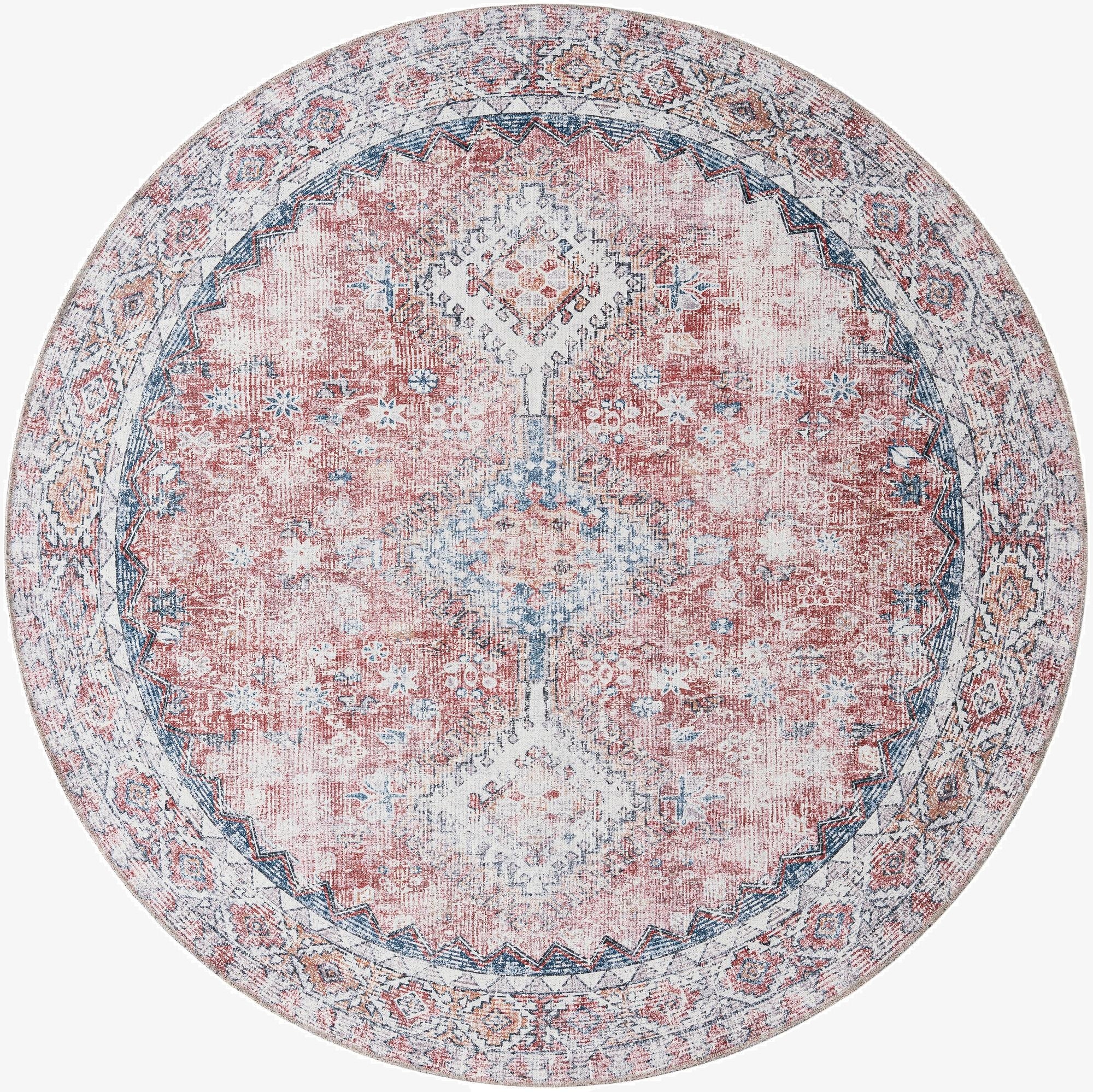 7' 10 x 7' 10 Yara Round Rug