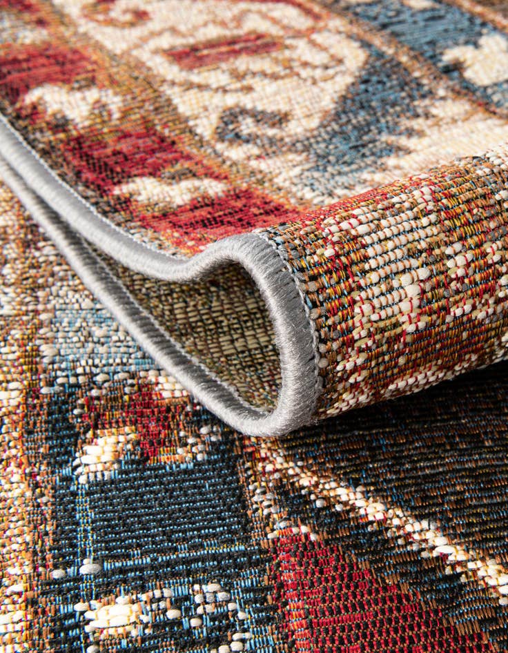 Detail image of 2' x 5'  Washable Traditional Indoor / Outdoor Runner Rug