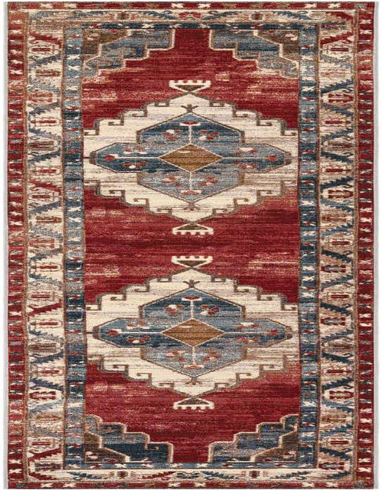 2' 7 x 10' Easy-Clean Traditional Indoor / Outdoor Runner Rug