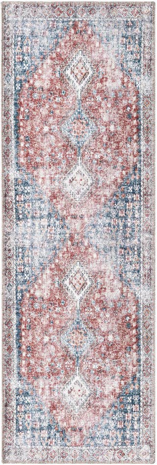 Detail image of 2' x 6' Washable Yara Runner Rug