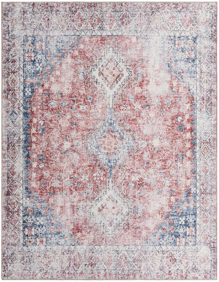 Detail image of 7' 10 x 7' 10 Washable Yara Square Rug