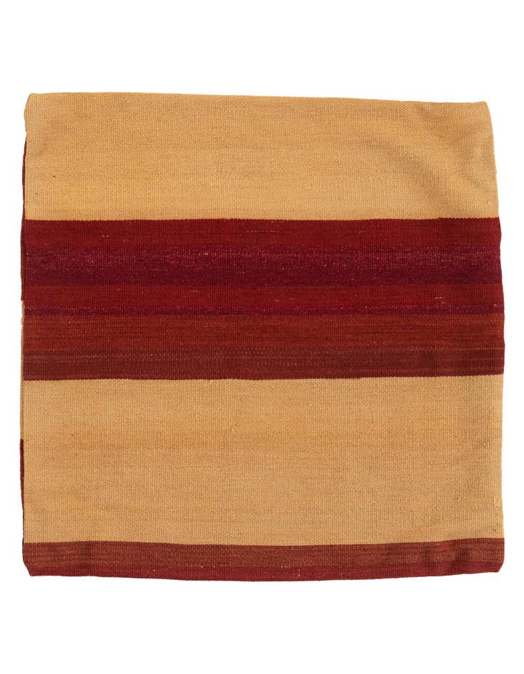 Detail image of 2' 5 x 2' 5 Hand Woven Pillow Wool Square Rug