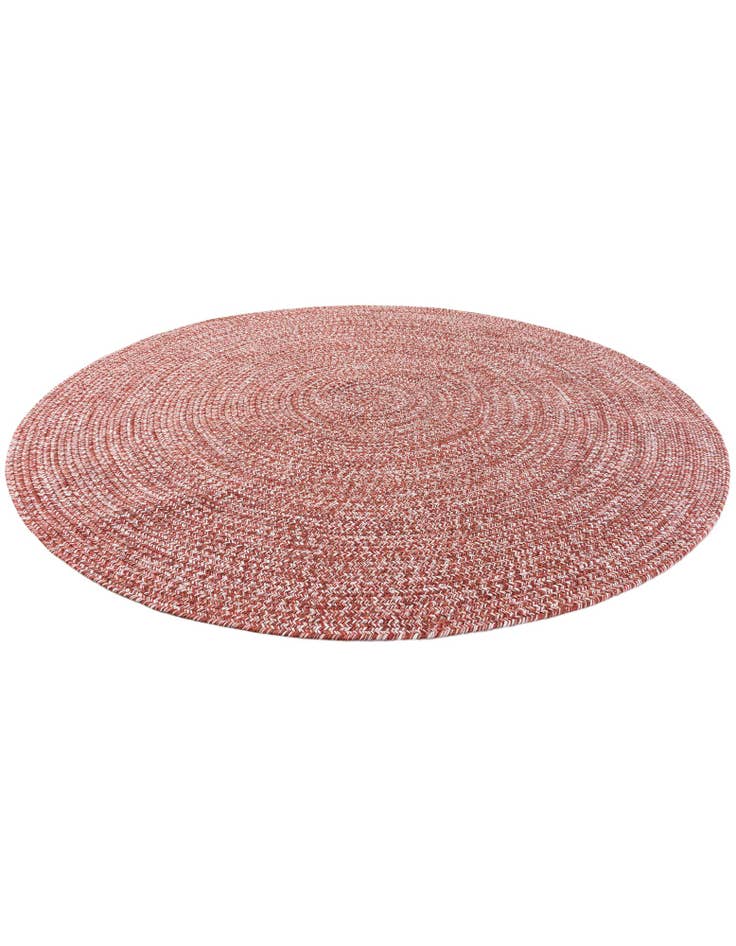 Detail image of 6' x 6'  Hand Woven Eco Verse   Washable Indoor / Outdoor Round Rug