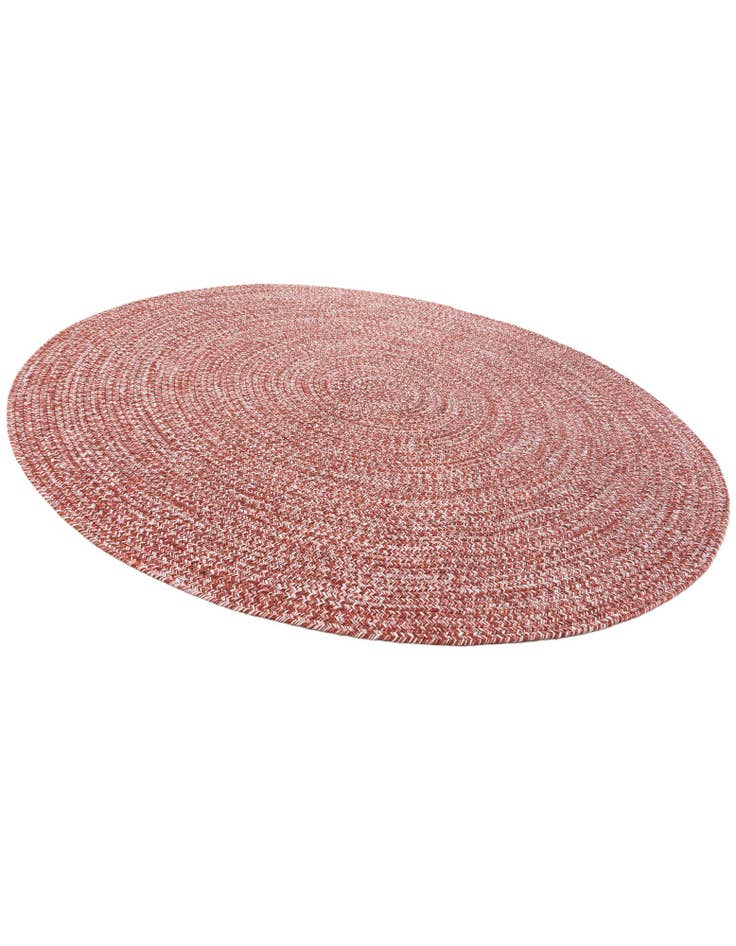 Detail image of 6' x 6'  Hand Woven Eco Verse   Washable Indoor / Outdoor Round Rug