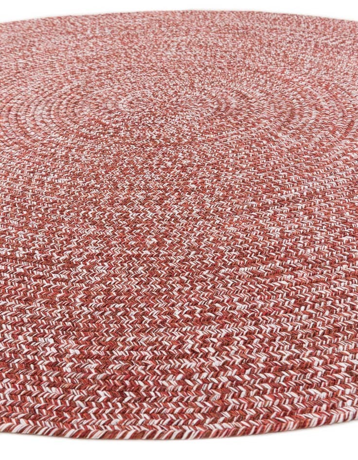 Detail image of 6' x 6'  Hand Woven Eco Verse   Washable Indoor / Outdoor Round Rug