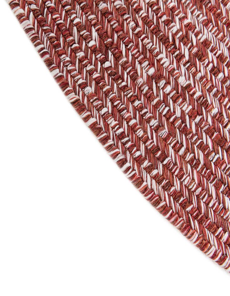 Detail image of 6' x 6'  Hand Woven Eco Verse   Washable Indoor / Outdoor Round Rug