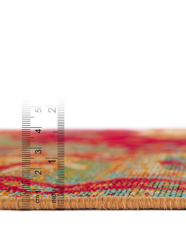 2' 7 x 10' Easy-Clean Traditional Indoor / Outdoor Runner Rug