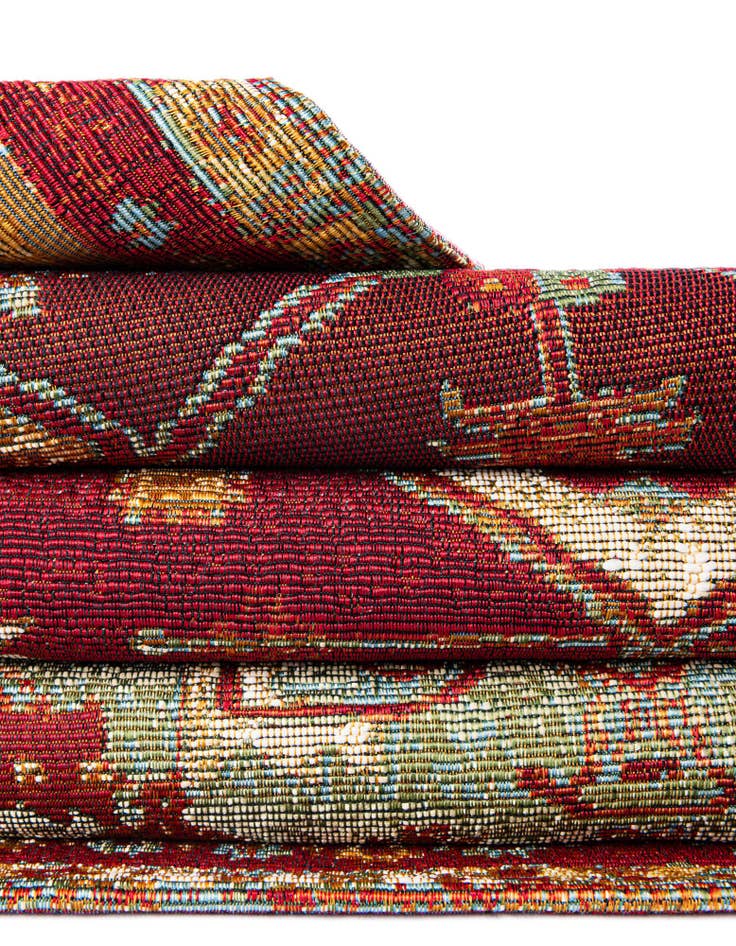 Detail image of 2' x 5'  Washable Traditional Indoor / Outdoor Runner Rug