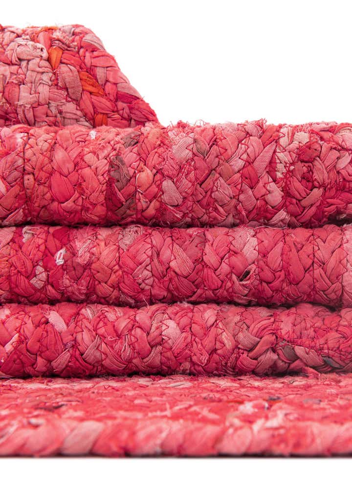 2' 2 x 3' 7 Handmade Braided Chindi Hearth Rug