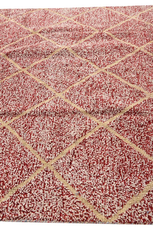 Detail image of 8' x 10' 9 Hand Knotted Moroccan Wool Rug