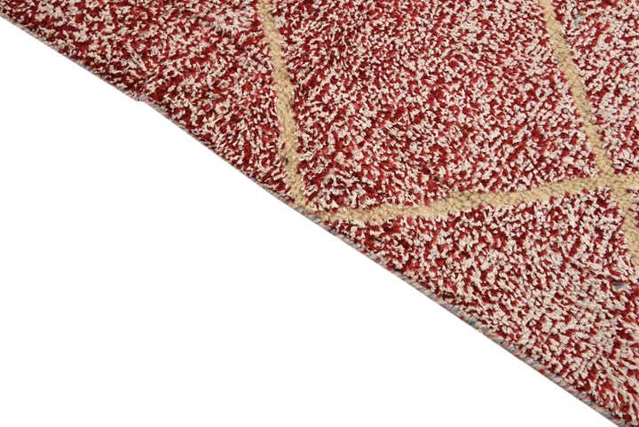 8' x 10' 9 Hand Knotted Moroccan Wool Rug