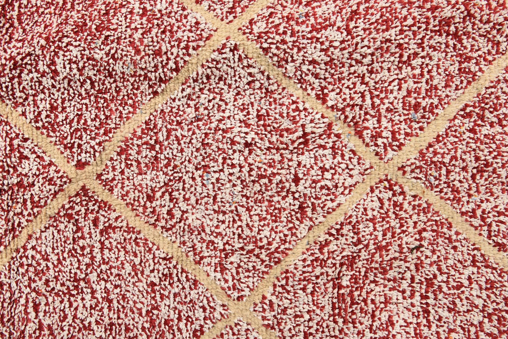 8' x 10' 9 Hand Knotted Moroccan Wool Rug