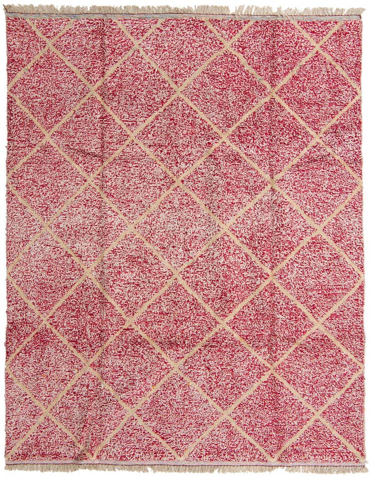 Detail image of 8' x 10' 9 Hand Knotted Moroccan Wool Rug