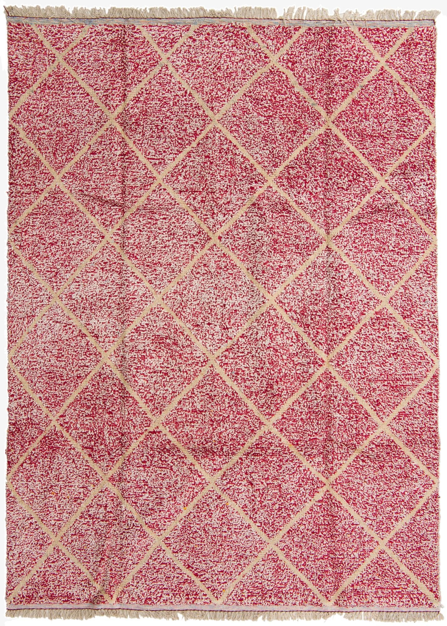 8' x 10' 9  Hand Knotted Moroccan Wool Rug