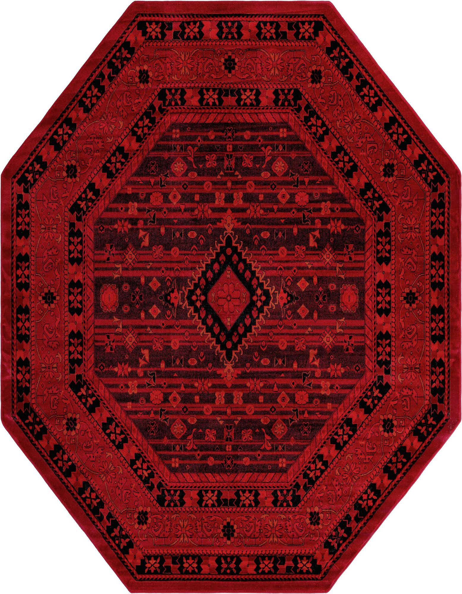 Primary image 7' 10 x 7' 10 Bokhara Octagon Rug
