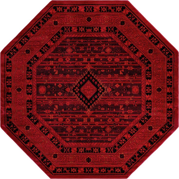 Detail image of 7' 10 x 7' 10 Bokhara Octagon Rug