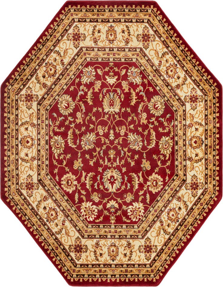 Detail image of 7' 10 x 7' 10 Classic Agra Octagon Rug
