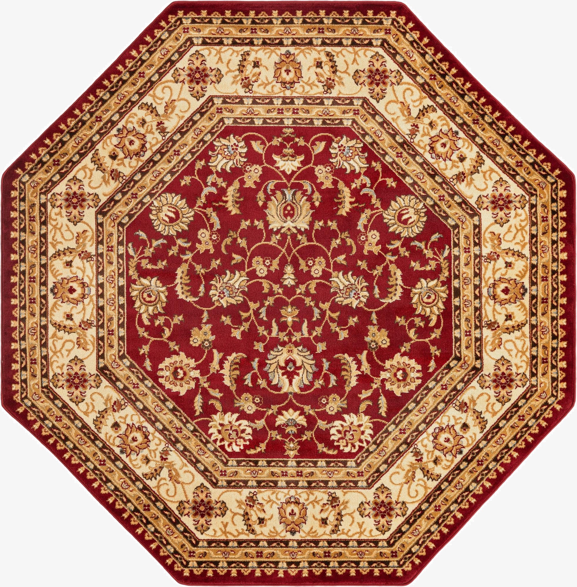Primary image 7' 10 x 7' 10 Classic Agra Octagon Rug