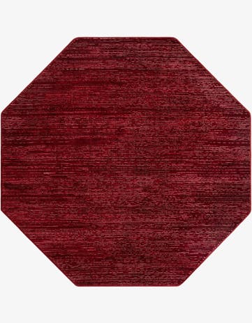 Red Finsbury Octagon Rug