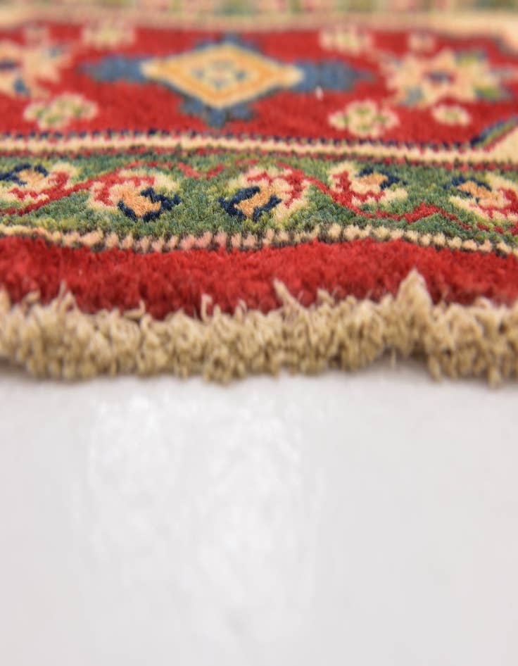 Detail image of 5' 7 x 5' 7  Hand Knotted Kazak Octagon Rug
