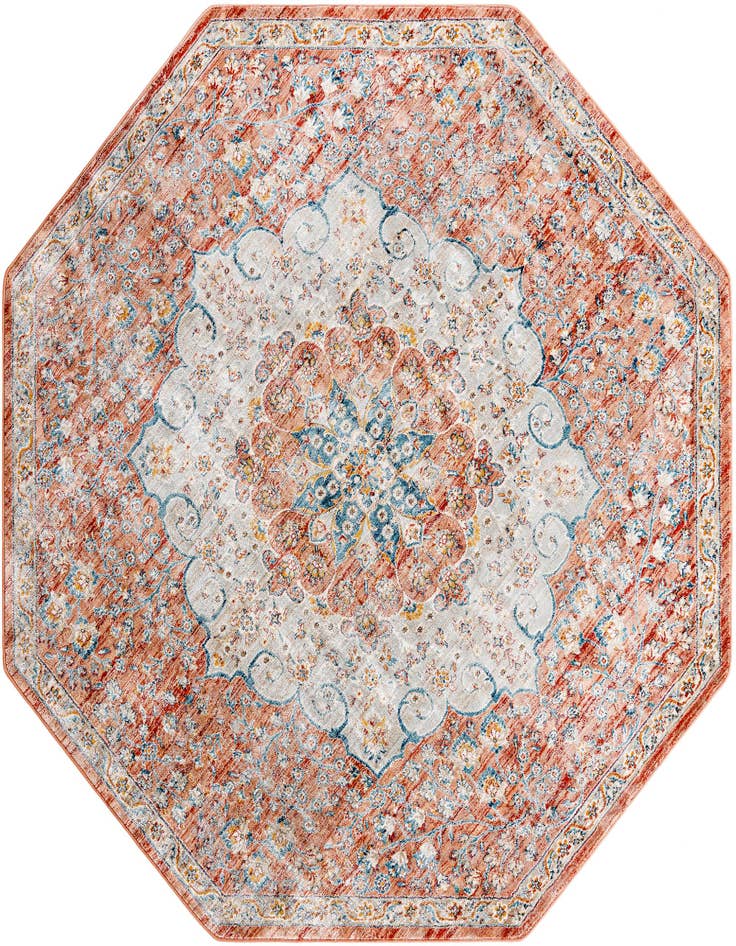 Detail image of 7' x 7' Newport Octagon Rug