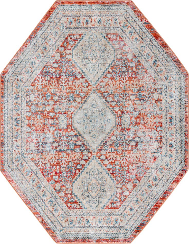 Detail image of 4' x 4' Newport Octagon Rug