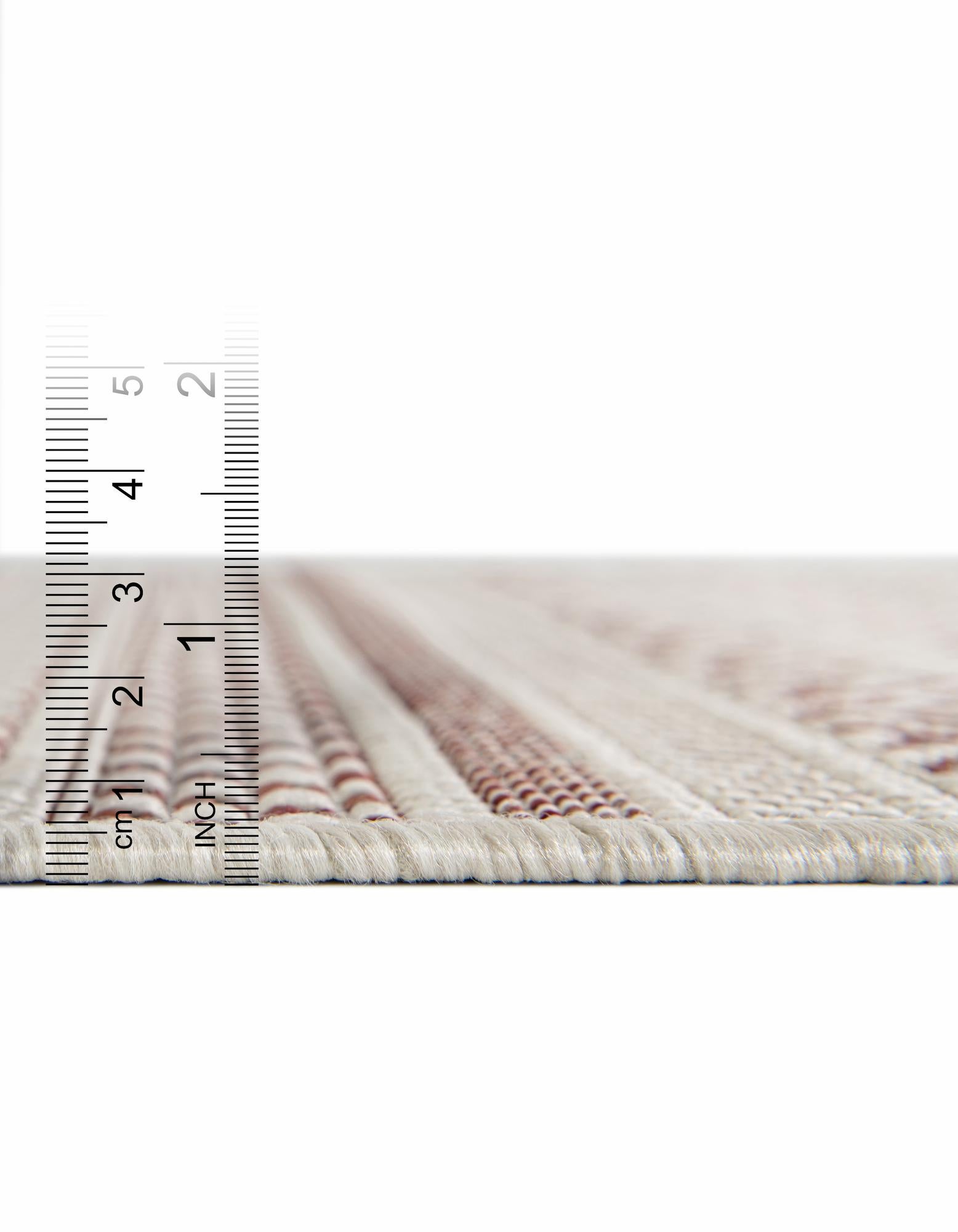 5' 3 x 5' 3 Easy-Clean Ribbon Indoor / Outdoor Octagon Rug
