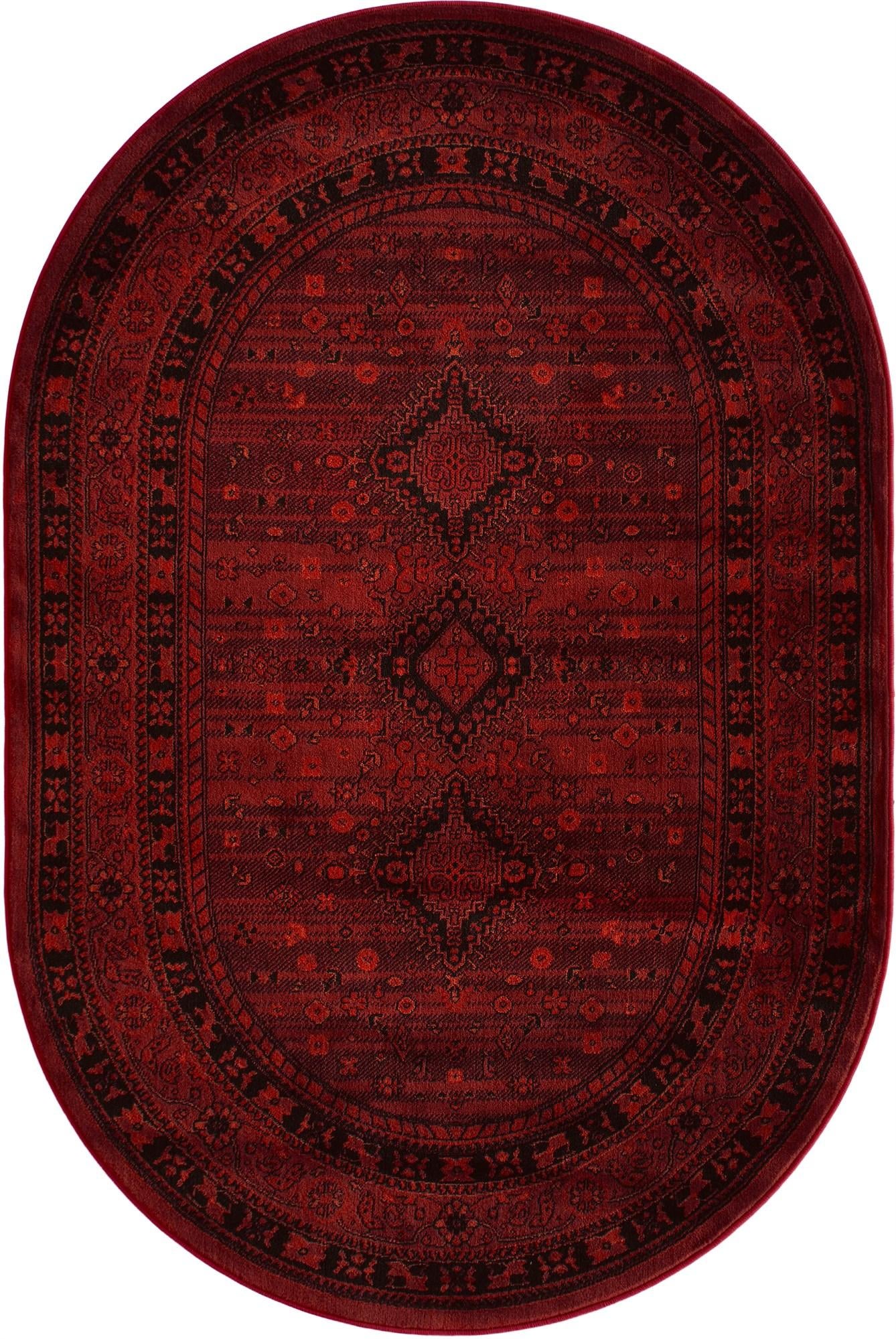 4' 1 x 6' 1 Bokhara Oval Rug