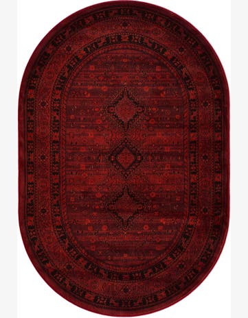 4' 1 x 6' 1 Bokhara Oval Rug