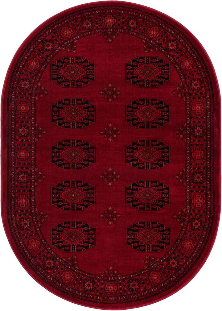 4' 1 x 6' 1 Bokhara Oval Rug