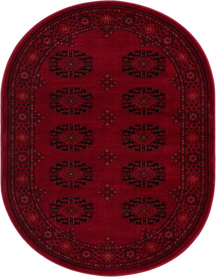Detail image of 4' 1 x 6' 1 Bokhara Oval Rug