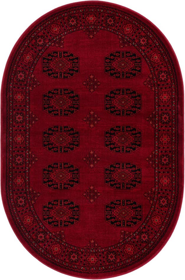 Detail image of 4' 1 x 6' 1 Bokhara Oval Rug