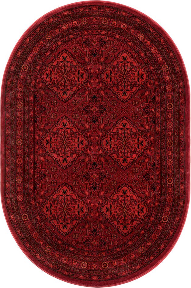 Detail image of 4' 1 x 6' 1 Bokhara Oval Rug