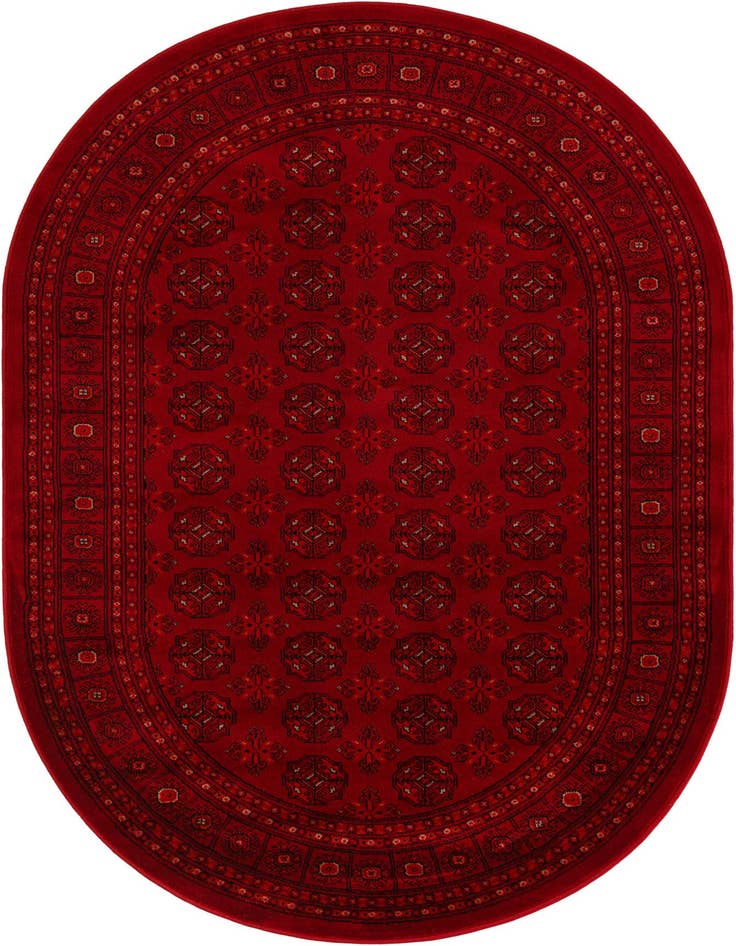 Detail image of 4' 1 x 6' 1 Bokhara Oval Rug