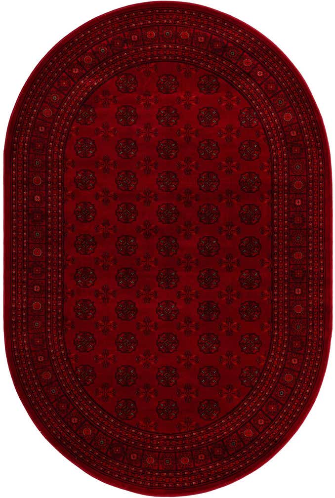 6' 1 x 9' Bokhara Oval Rug