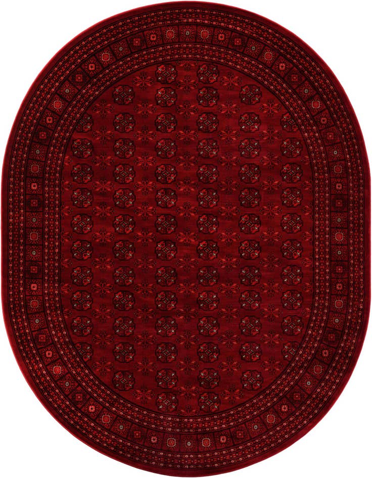 Detail image of 7' 10 x 10' Bokhara Oval Rug