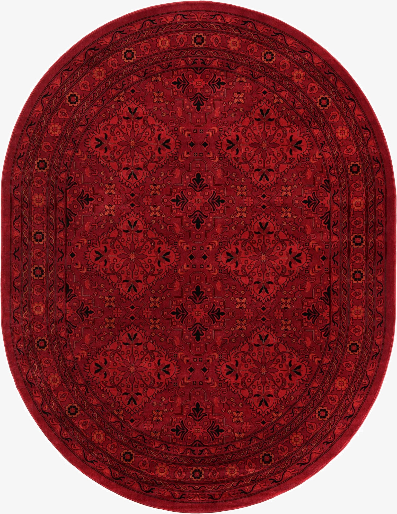 Primary image 7' 10 x 10' Bokhara Oval Rug