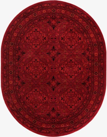 7' 10 x 10' Bokhara Oval Rug