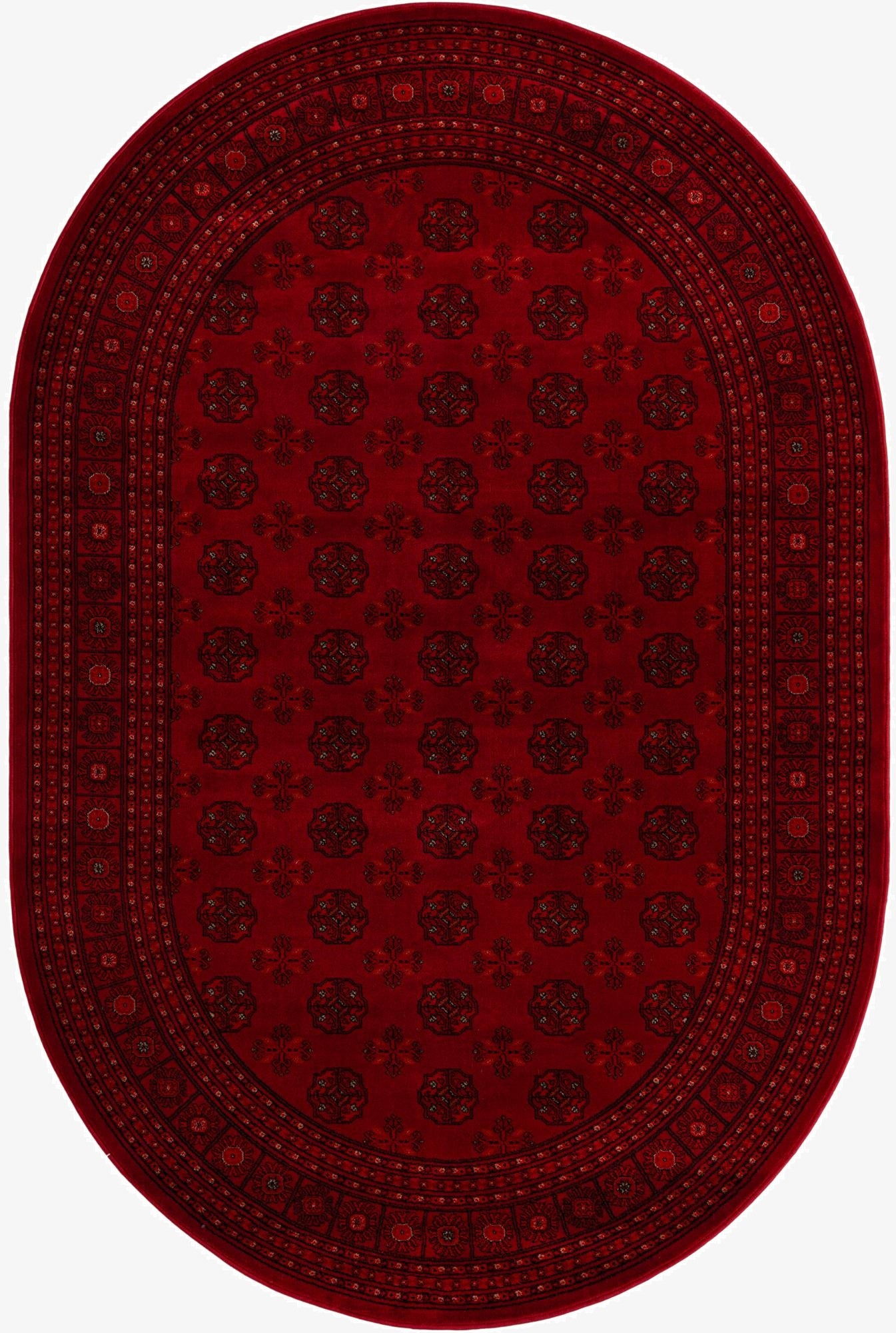 Primary image 6' 1 x 9' Bokhara Oval Rug