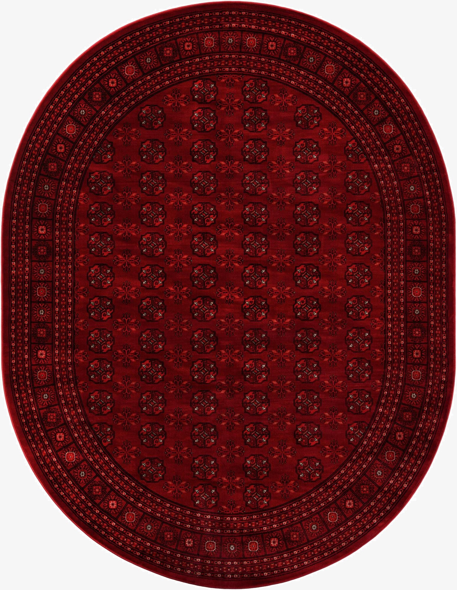 Primary image 7' 10 x 10' Bokhara Oval Rug